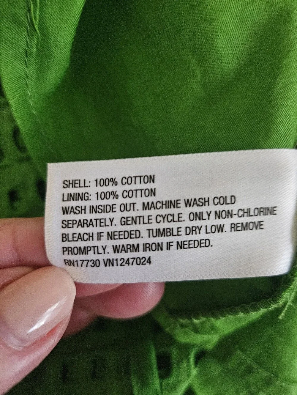 Kate Spade New York x Target Eyelet Shell Tank Top Green Size Small New